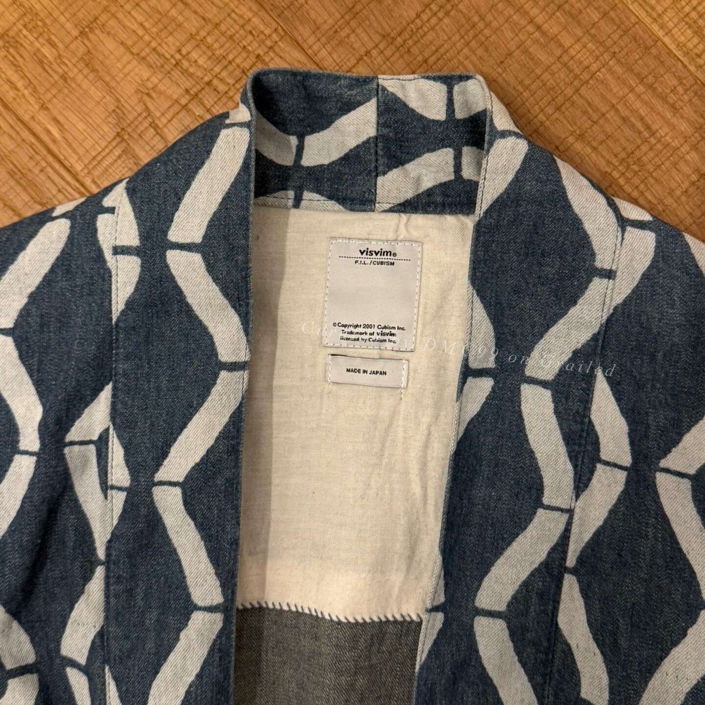 visvim 17SS Lhamo Bamboo Denim Shirt — front