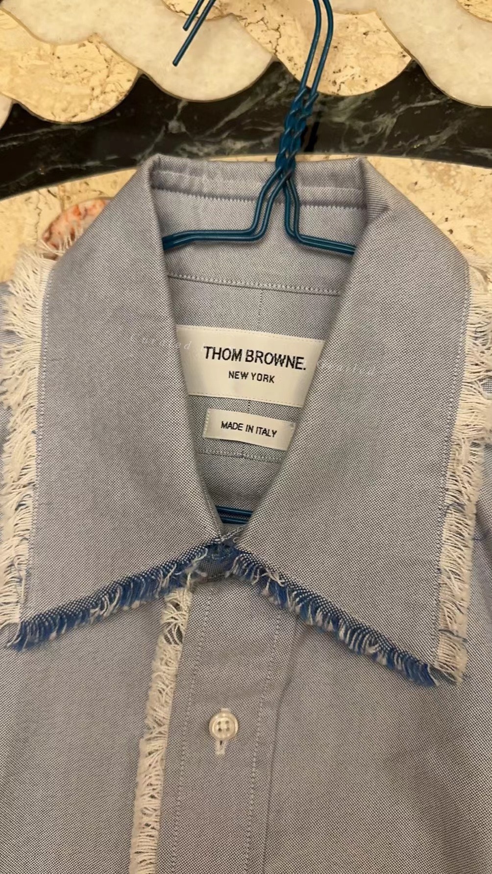 Thom Browne Fringe Edge Shirt — front